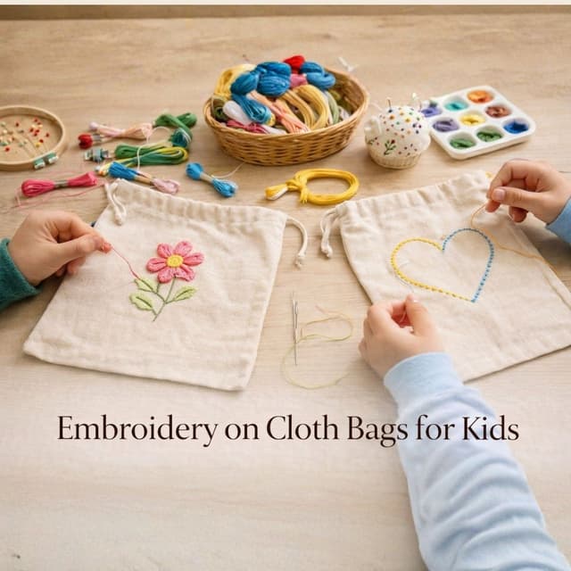 Kids Jute Bag Crafting Workshop